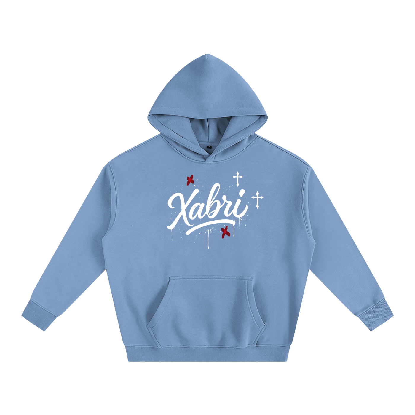 Xabri Graffiti Oversize Fleeced Hoodie