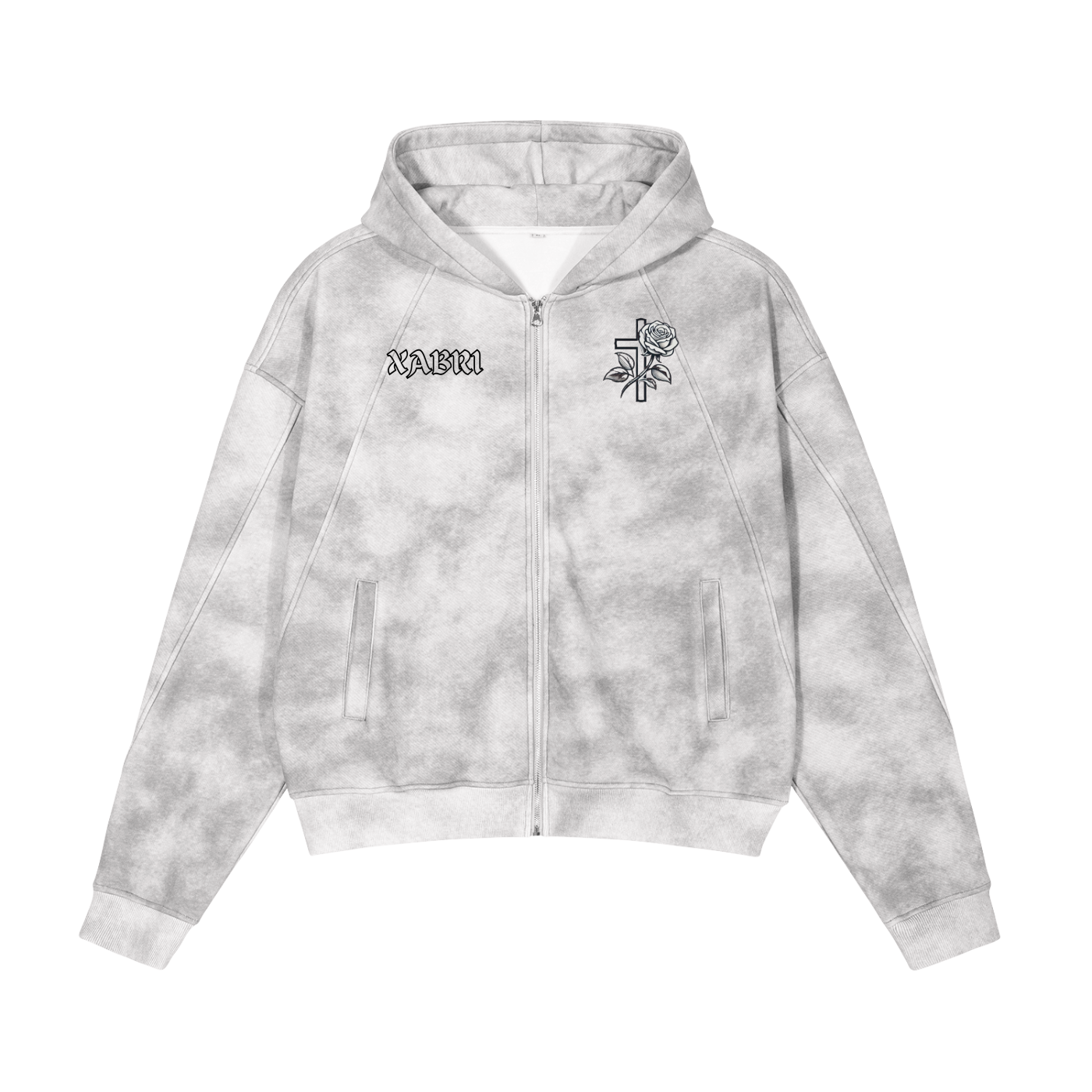 'Christ the Shelter' Boxy Zip-up Fleece Hoodie