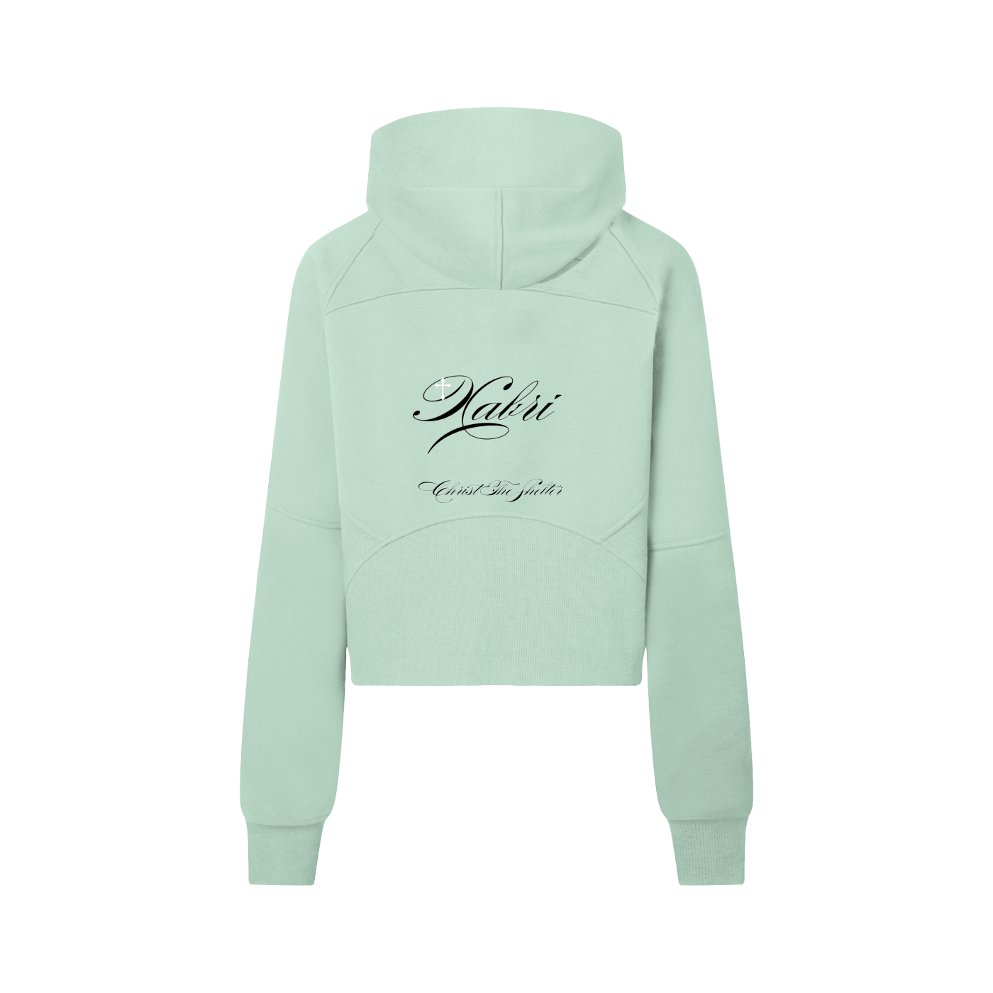 Xabri Cropped 'Christ the Shelter' Hoodie
