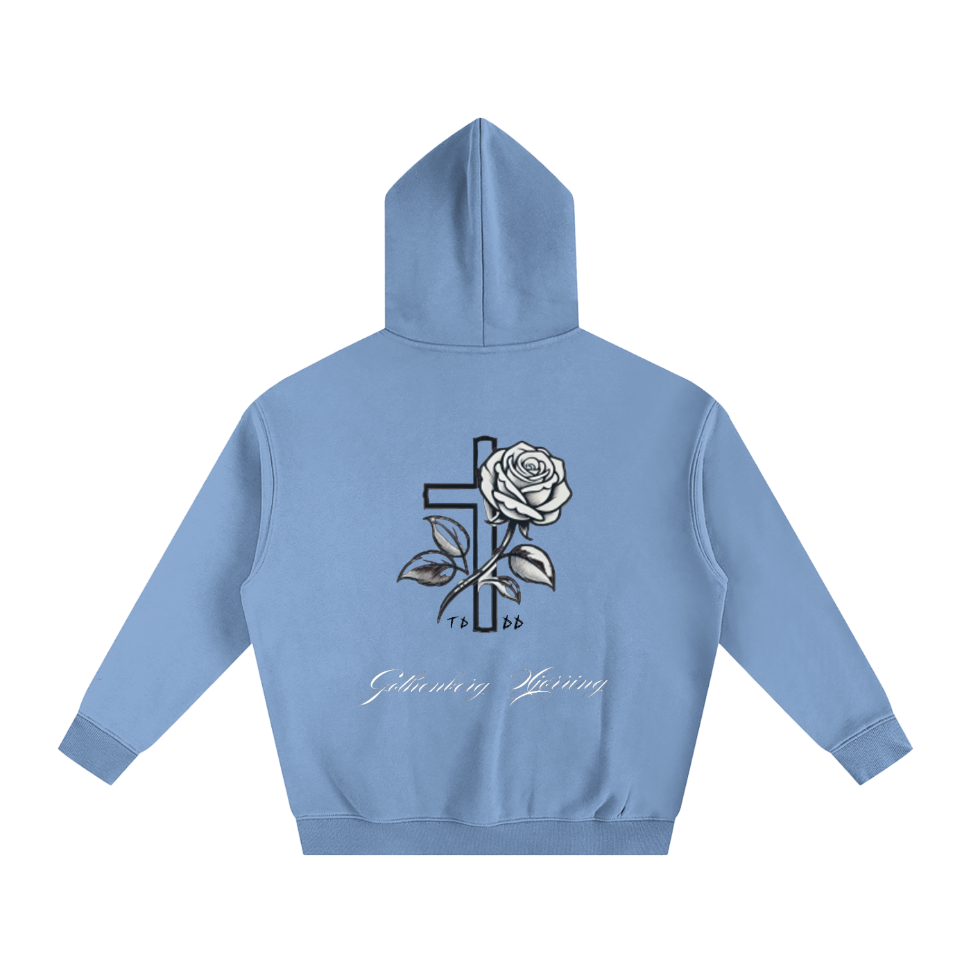 Xabri Graffiti Oversize Fleeced Hoodie