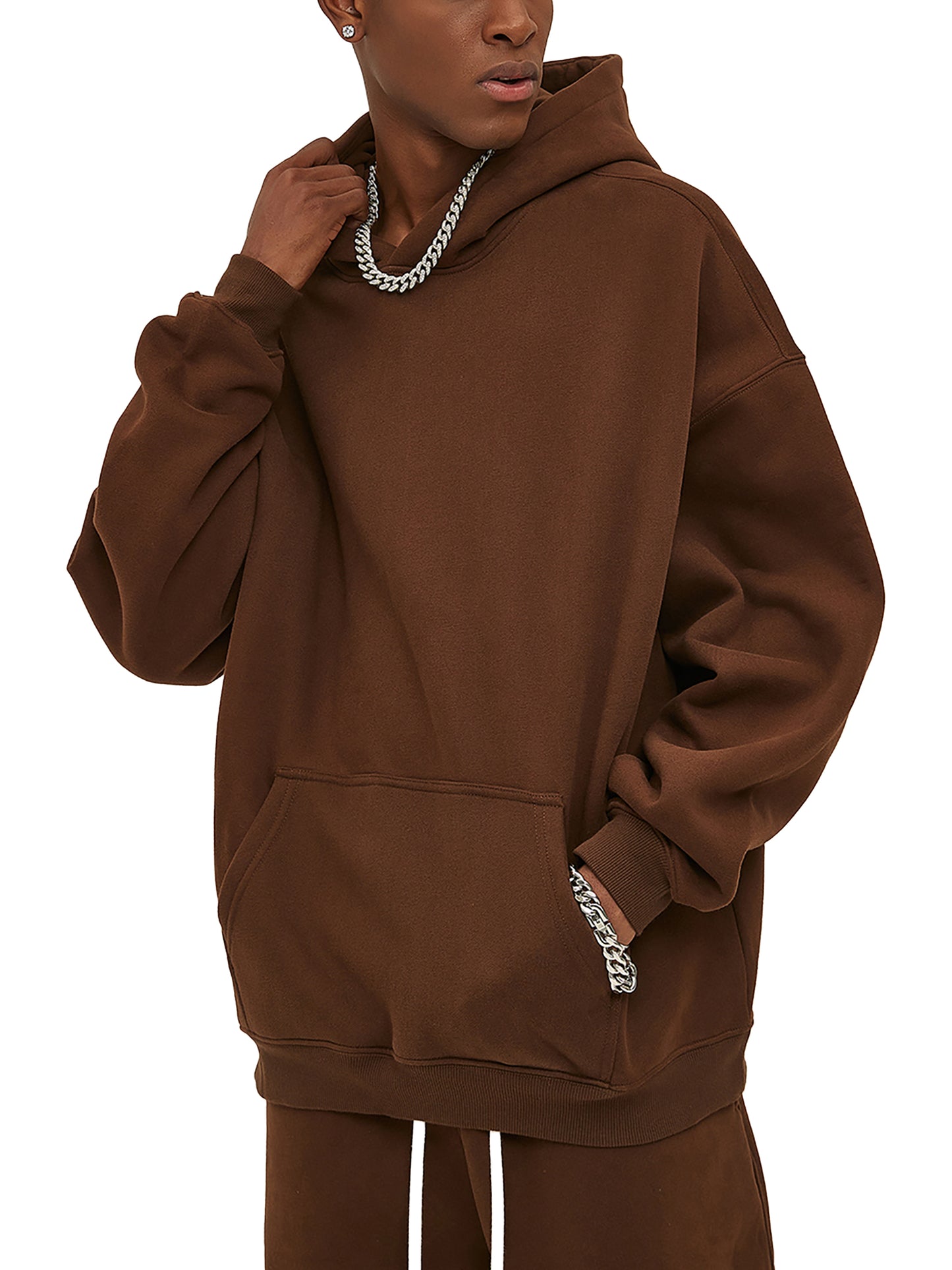 Xabri Graffiti Oversize Fleeced Hoodie