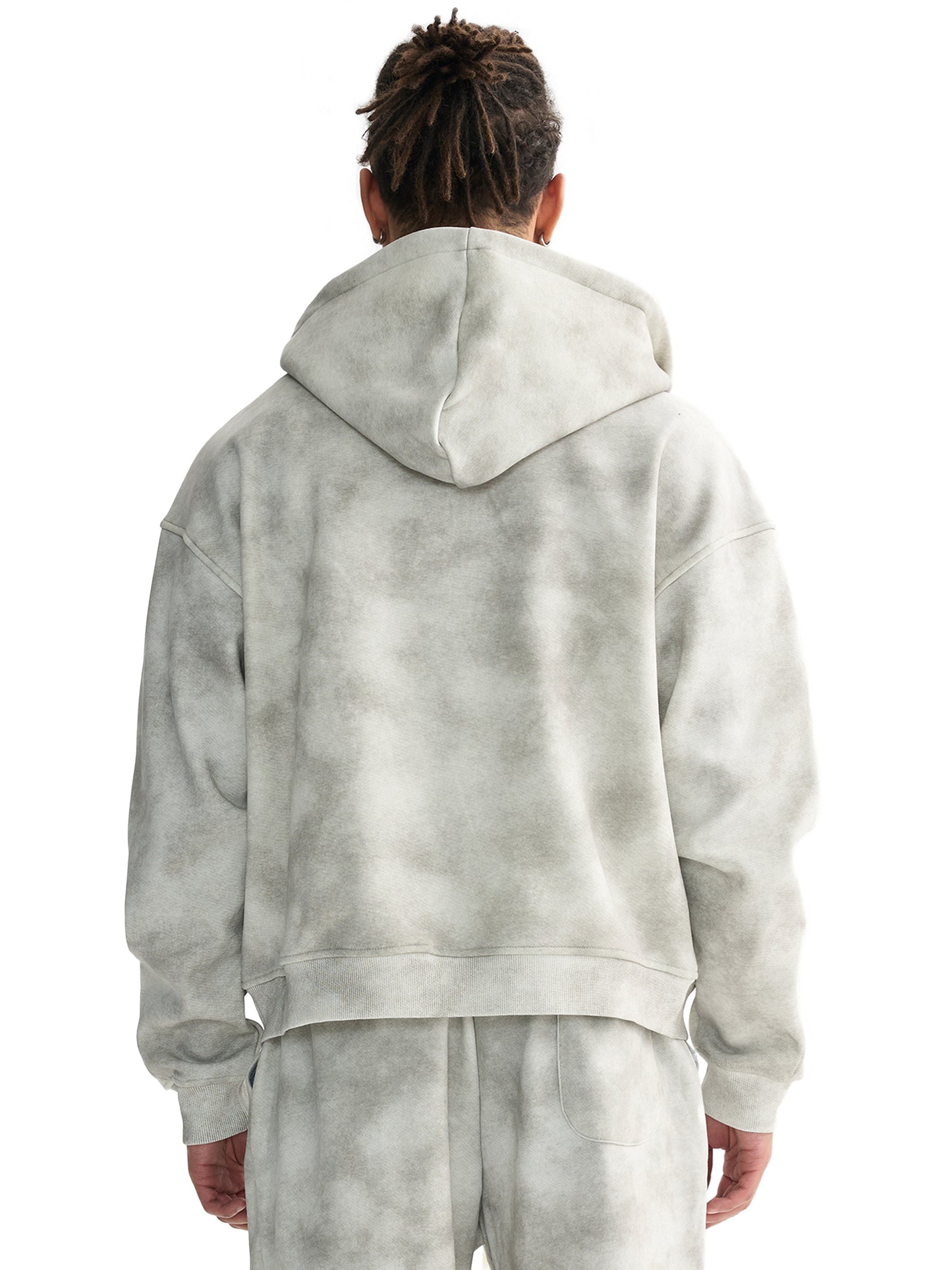 'Christ the Shelter' Boxy Zip-up Fleece Hoodie
